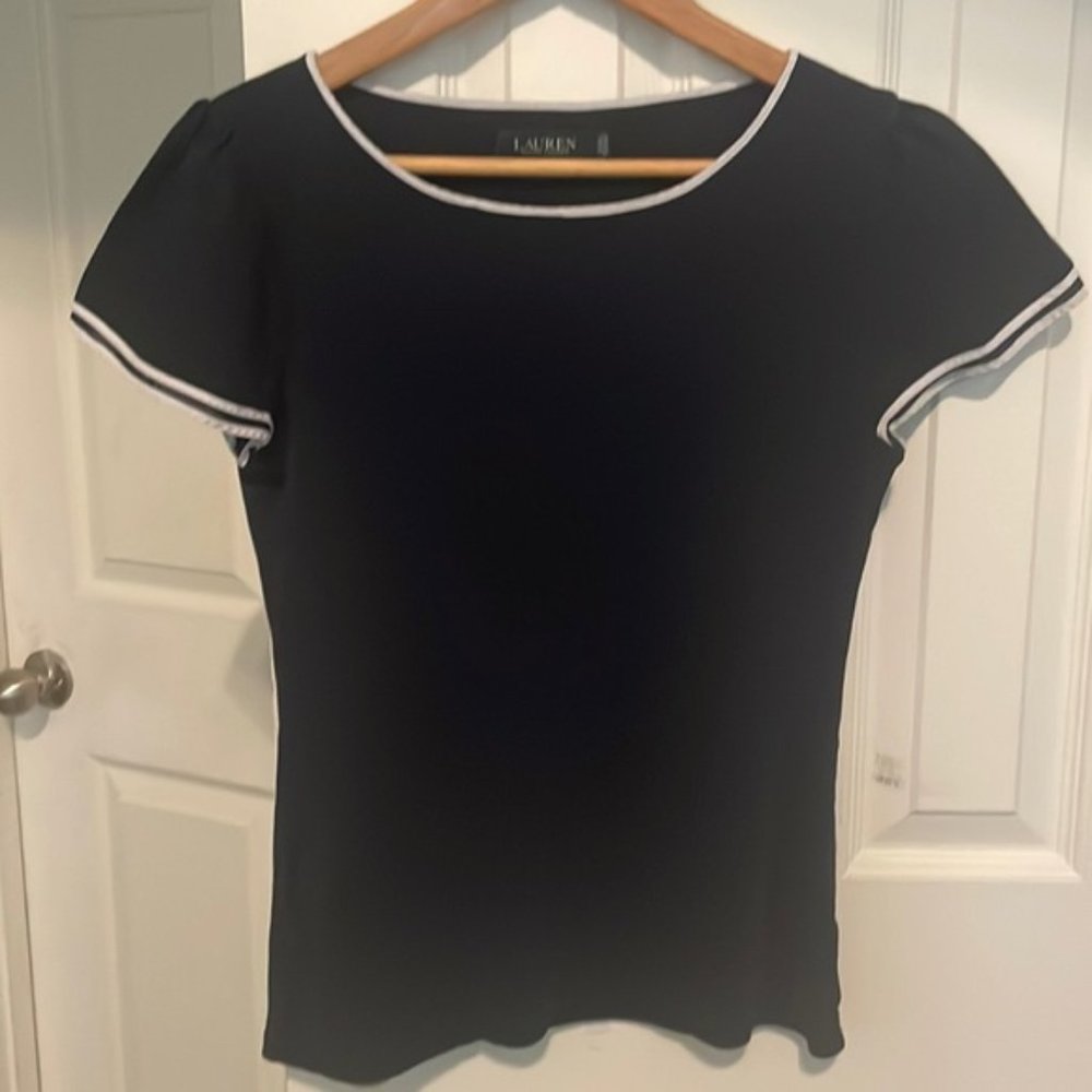 Navy Top - Ralph Lauren - L